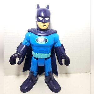 DC Super Friends BATMAN 10” Imaginext XL Defender Blue Action Figure